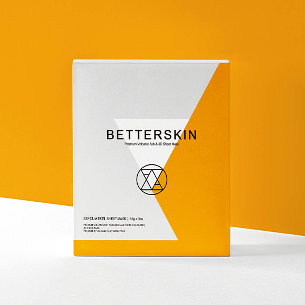 Betterskin  Exfoliation Sheet Mask, 12g x 3